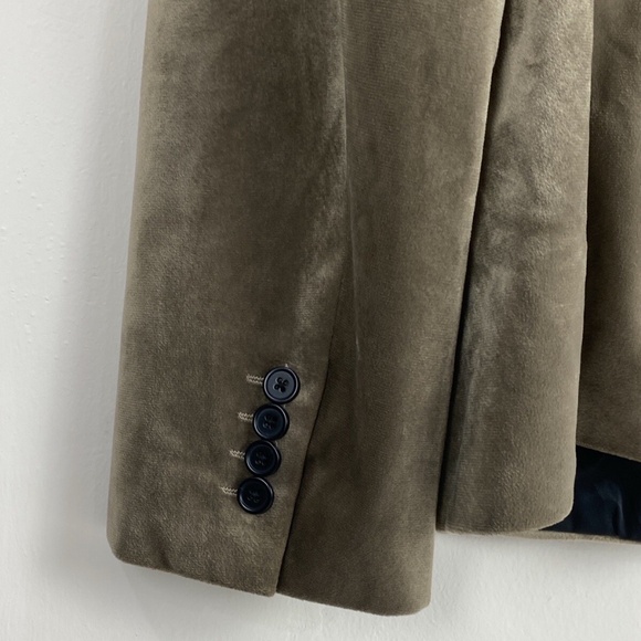 NEW Guess Fulham Blazer Jacket Men's XXL Velvet Champagne - Picture 5 of 7